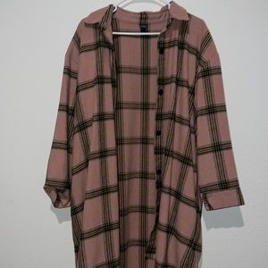 Wild fable long flannel jacket